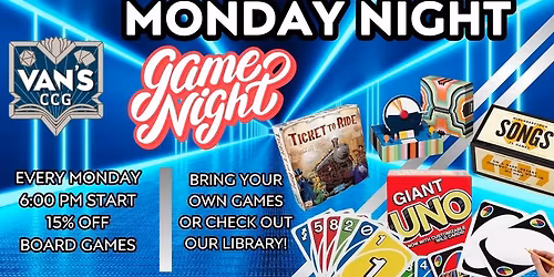 Van's Weekly Board Game Club