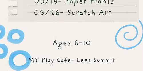 1pm Art Classes for ages 6-10