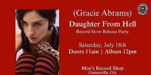 Gracie Abrams 'Daughter From Hell' Release Party