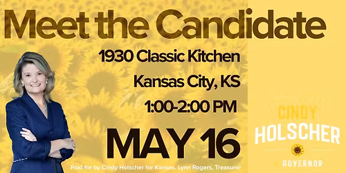 Come meet Cindy Holscher in Kansas City This Saturday!