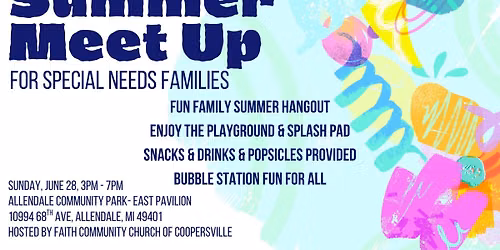 Summer Meet Up for Special Needs Families