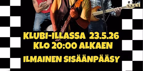 Klubi-Illassa Free Electric Blues Band 23.5.2026