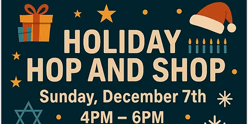Holiday Hop and Shop Market and Open gym