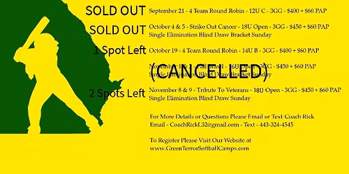 18U Tribute to Veterans Tournament