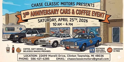 3rd Anniversary Cars and Coffee 