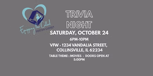 EQUIPPING THE CALLED TRIVIA NIGHT FUNDRAISER