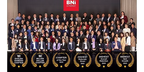 [10 Sep 2026] BNI Synergy Weekly Networking Meeting