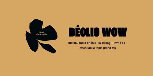 12\/09\/2026 15:00 - RADIO PH\u00c9NIX + LA SWAAG & INVIT\u00c9\u00b7ES + ATTENTION LE TAPIS PREND FEU