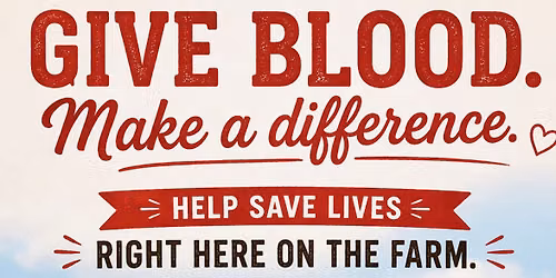 Red Cross Blood Drives at Cider Hill Farm