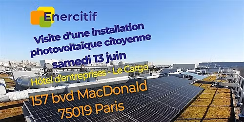 Visiter une centrale solaire citoyenne avec Enercitif