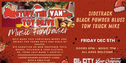 Stuff The Van Music Fundraiser - Oil City Beer Company