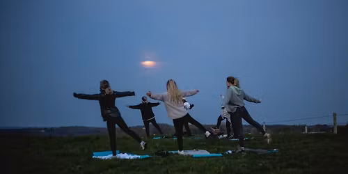 Full Moon Yoga in the Horse Pasture