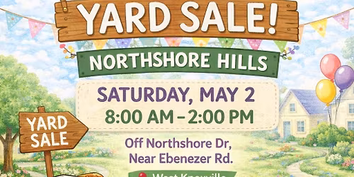 Community Yard Sale-Northshore Hills
