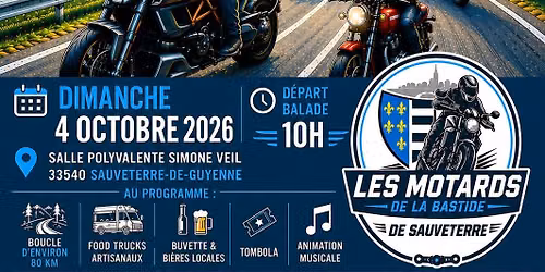 Rassemblement des motards de la bastide