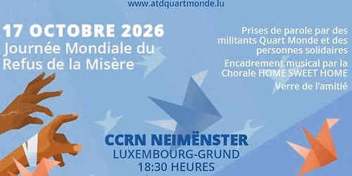 Journ\u00e9e Mondiale du Refus de la Mis\u00e8re