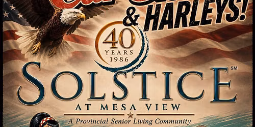 Solstice at Mesa View's Car Show & Harley's 