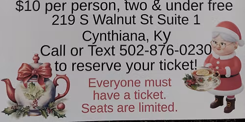 Tea with Santa & Mrs. Claus