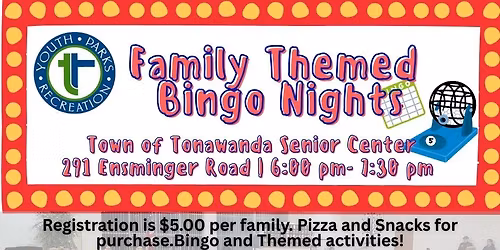 Family Themed Bingo Nights