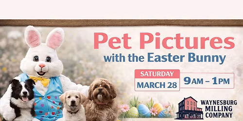 Pet Pictures with the Easter Bunny