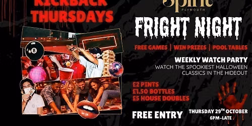 KICKBACK THURSDAYS - FRIGHT NIGHT