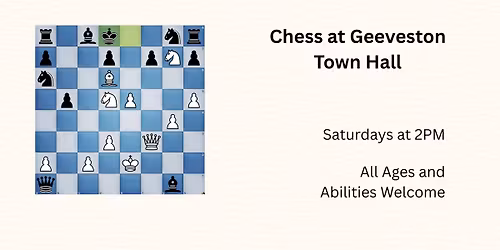 Chess at Geeveston Town Hall