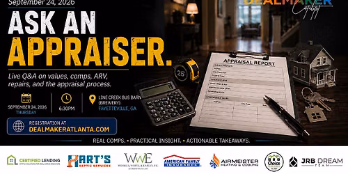 Dealmaker Atlanta Real Estate Network | Ask an Appraiser