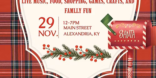 Market on main Christmas festival! 