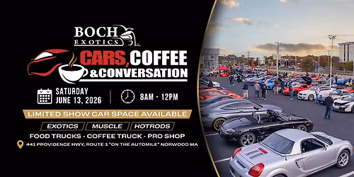 Cars, Coffee & Conversation Summer 2026