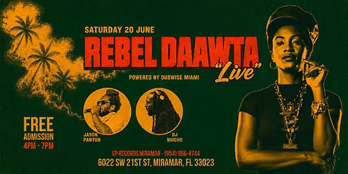 Aza Lineage - Rebel Daawta LIVE (FL) | FREE ADM