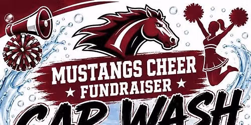 Mustangs Cheerleader Car Wash Fundraiser