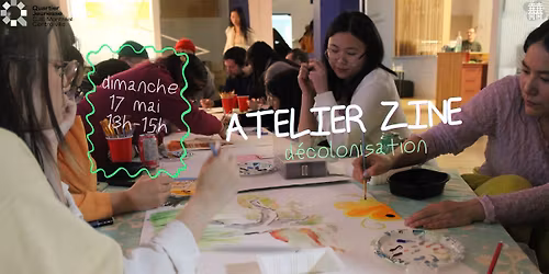 \ud83e\udd80 Atelier zine avec Le Lin \u270a