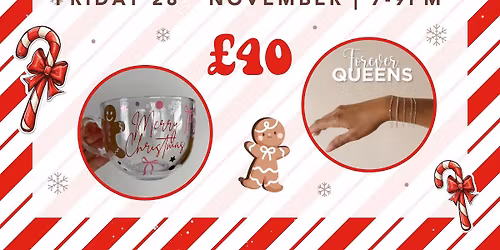 Sip & Sparkle Festive Workshop