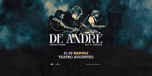 Cristiano De Andr\u00e9 \u2022 Napoli @ Teatro Augusteo, 21\/05\/2026
