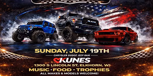 Kunes CDJR of Elkhorn Show & Shine 2026!