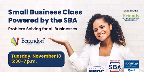 Small Business Class Powered by the SBA: Problem Solving for all Businesses