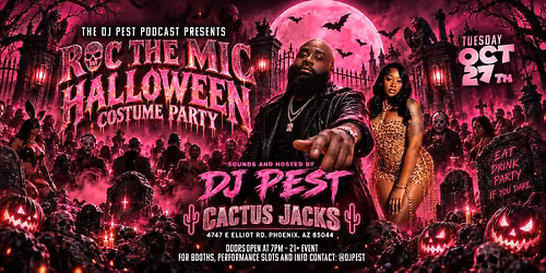 Roc The Mic Halloween Costume Party
