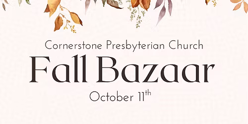 Fall Bazaar
