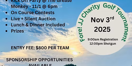 Fore! JJ Golf Tournament