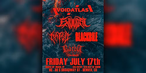 Voidatlas with Exuvial + Hated + Black Bile + Bardo