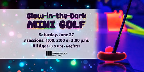 Glow-in-the-Dark Mini Golf
