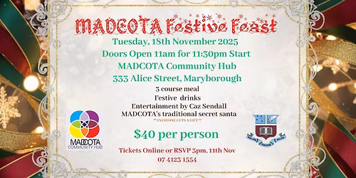 MADCOTA Festive Feast
