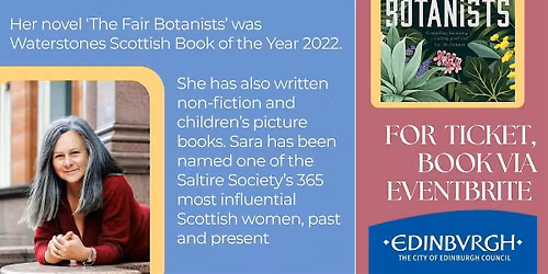 Sara Sheridan - Edinburgh Women's Fiction Festival Taster Sessions