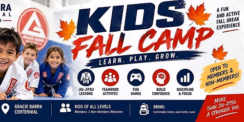 Fall Kids  Jiu-Jitsu Camp