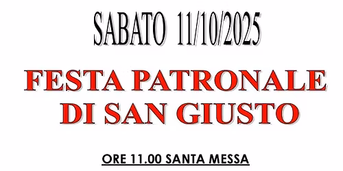 Festa patronale di San Giusto a a Mentoulles