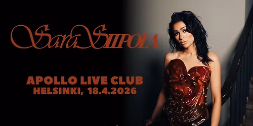 Sara Siipola, Apollo Live Club, Helsinki 18.4.2026