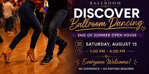 Discover Ballroom Dancing: End of Summer Open House