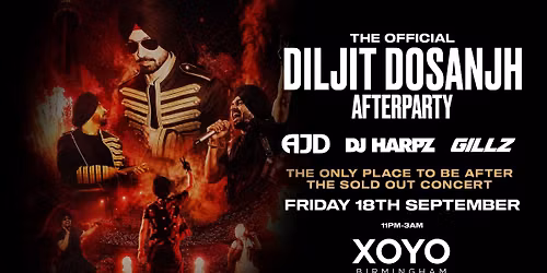 The Official Diljit Dosanjh Concert Afterparty - BIRMINGHAM