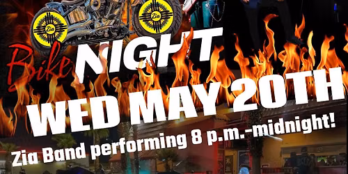 BIKE NIGHT WITH ZIA BAND 