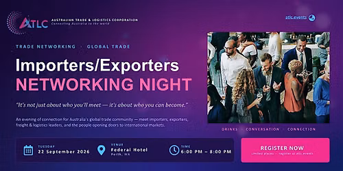 Importers\/Exporters Networking Night (WA)