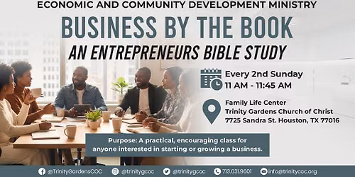\ud83d\udcd8\ud83d\udcbc Business by the Book: An Entrepreneurs Bible Study \ud83d\udcbc\ud83d\udcd8
